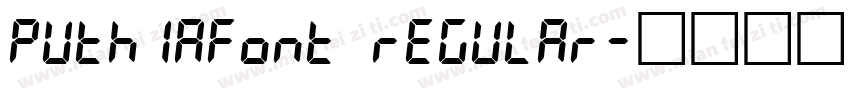 PUTHIAfont Regular字体转换